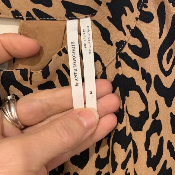 Anthropologie animal print sheath dress sz M - Picture 5 of 8